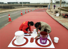 MMA彩色路面道路划线